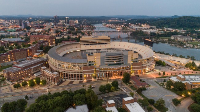 An overview of Neyland Stadium in Knoxville, TN.