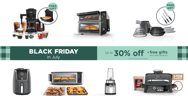 Ninja Kitchen Black Friday in July deals, discounts, and coupons