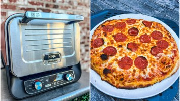 The Ninja Woodfire™ Outdoor Oven Cooks The Perfect Pizza In Three Minutes Flat