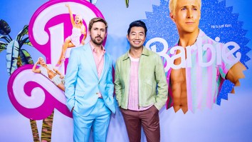 Insanely Cringeworthy Video Of Ryan Gosling Punking Simu Liu For Getting Too Close Is Going Viral