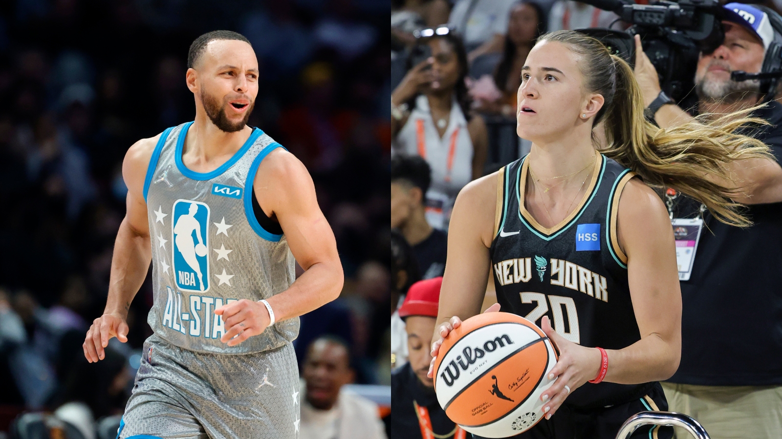 Steph Curry Challenges Sabrina Ionescu To 3Point Contest