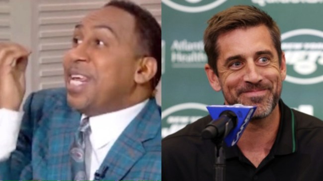 stephen a smith and aaron rodgers