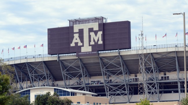 A view from outside of Kyle Field in College Station, TX.