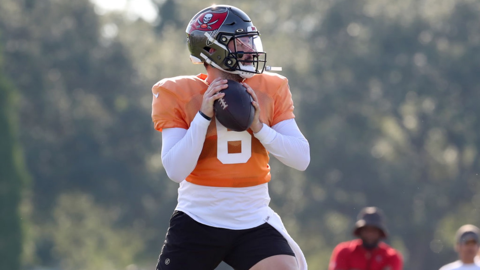 Bucs QBs Baker Mayfield, Kyle Trask to battle into training camp