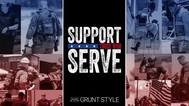 Grunt Style Support Those Who Serve campaign