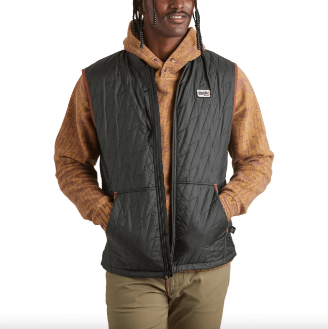 Howler Brother Voltage Quilted Vest; shop fall fashion at Huckberry