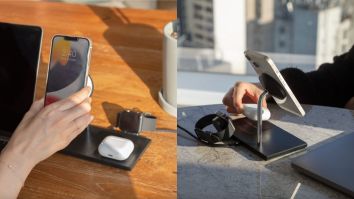 Native Union Snap Magnetic 3-In-1 Wireless Charger available at Huckberry