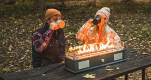 Ukiah Loom II Tabletop Fire Pit available at Huckberry