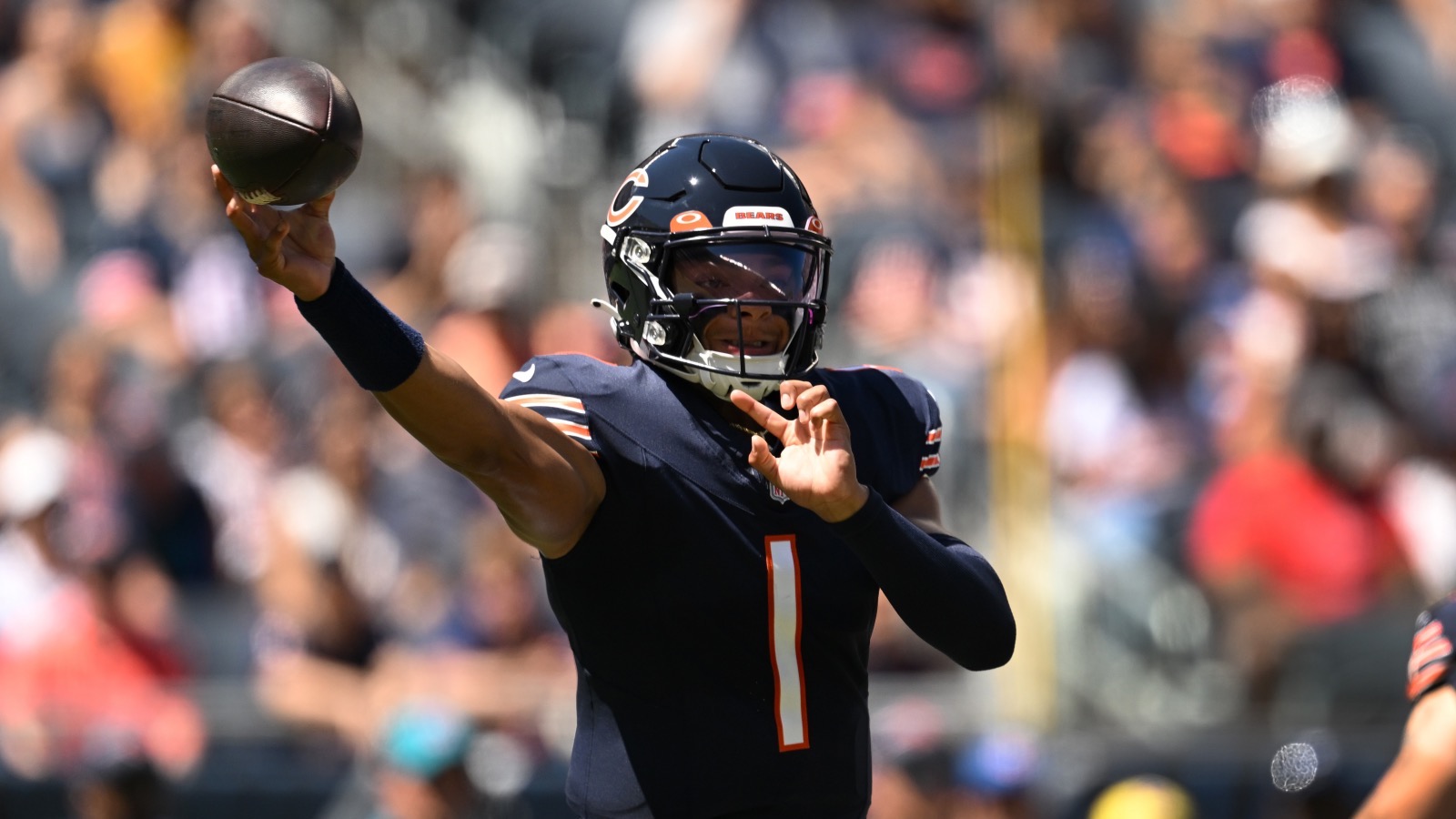 Justin Fields look set to rock the show, posts in Bears uniform