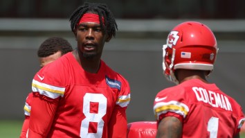 Chiefs’ Justyn Ross Carted Off Practice Field With Leg Injury, Uncertain Return