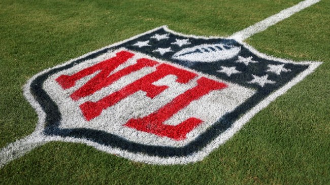 NFL Logo midfield at a game