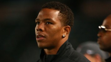 Former NFL Running Back Ray Rice Returns To Attend Ravens Practice After 10 Years