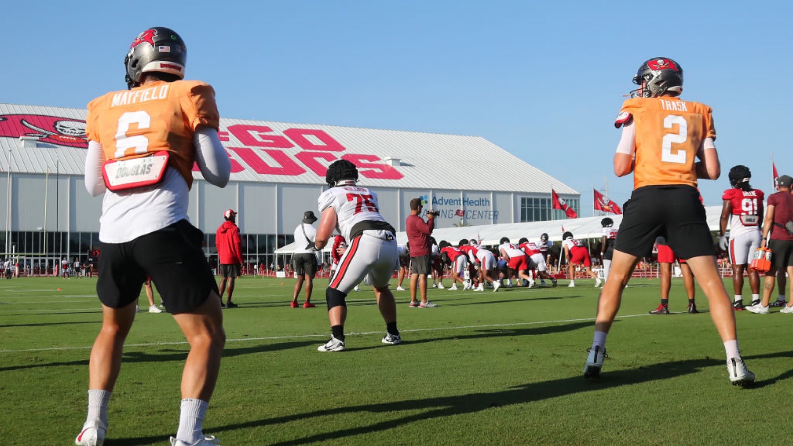 Mayfield, Trask competing to become Buccaneers starter, hoping to make one  another better