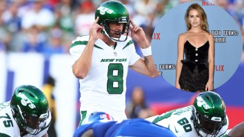 Aaron Rodgers Rumored Girlfriend Spotted At Jets-Giants Game