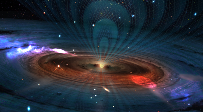 black hole energy gravitation grid