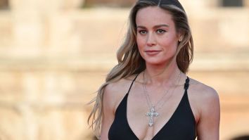 Brie Larson Shows Off Unreal Abs In See-Through Lace Outfit