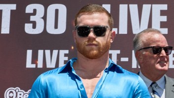Shirtless Canelo Alvarez Looks Absolutely Jacked Month Before Fight Against Jermell Charlo