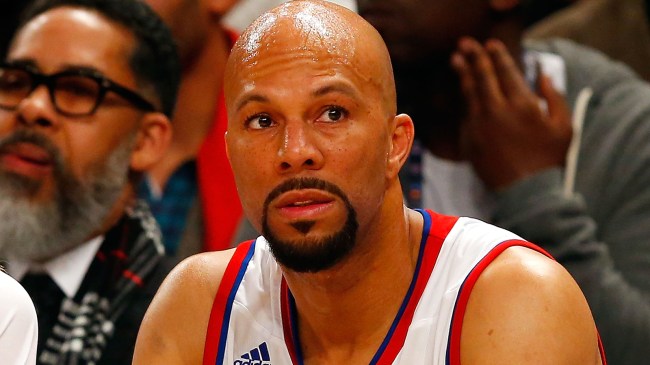 Rapper Common at the NBA All-Star Celebrity Game