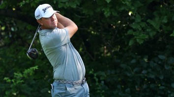Golf World Clowns A Profusely Sweaty Lucas Glover’s Fit At FedEx Cup Warm-Up