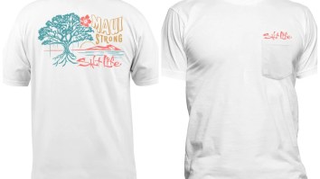 Salt Life Just Released A Maui Strong Pocket Tee With Proceeds Going To Red Cross Disaster Relief