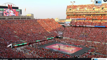 92k Fans Pack Nebraska Football Stadium For Women’s Volleyball Game, Break World Record For Women’s Sporting Event