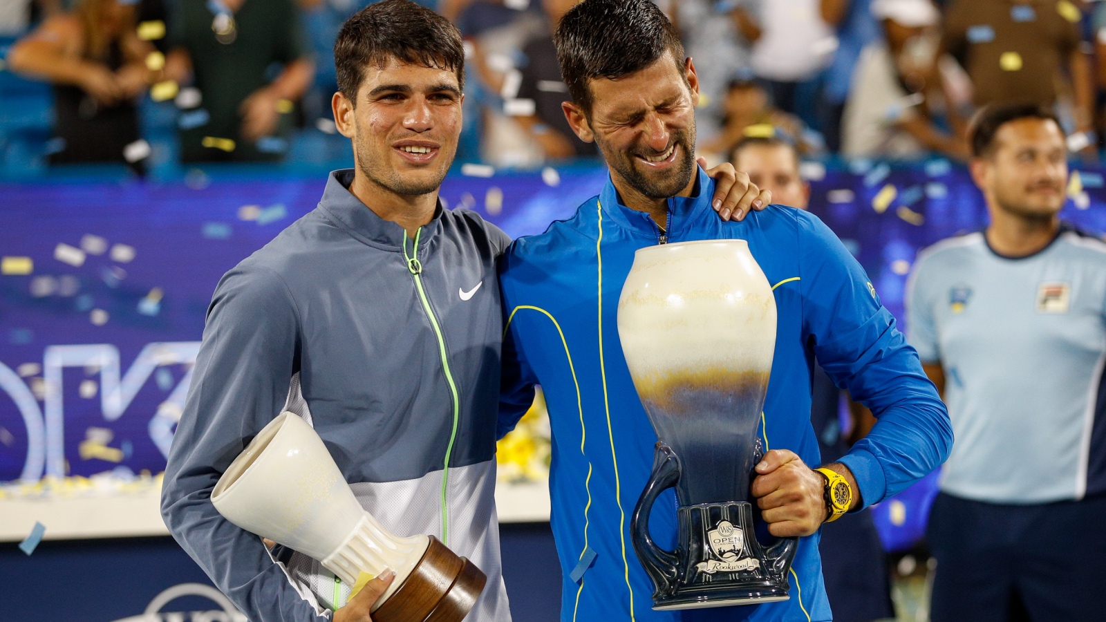 Novak Djokovic defeats Carlos Alcaraz
