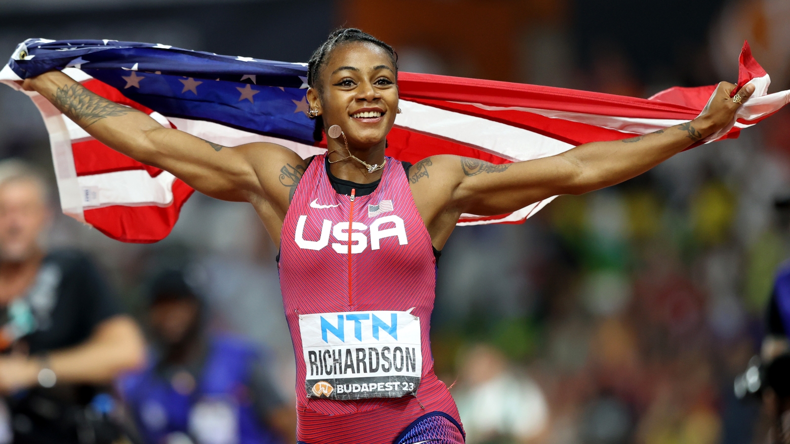 Sha'Carri Richardson Sets Record In World Championship Win