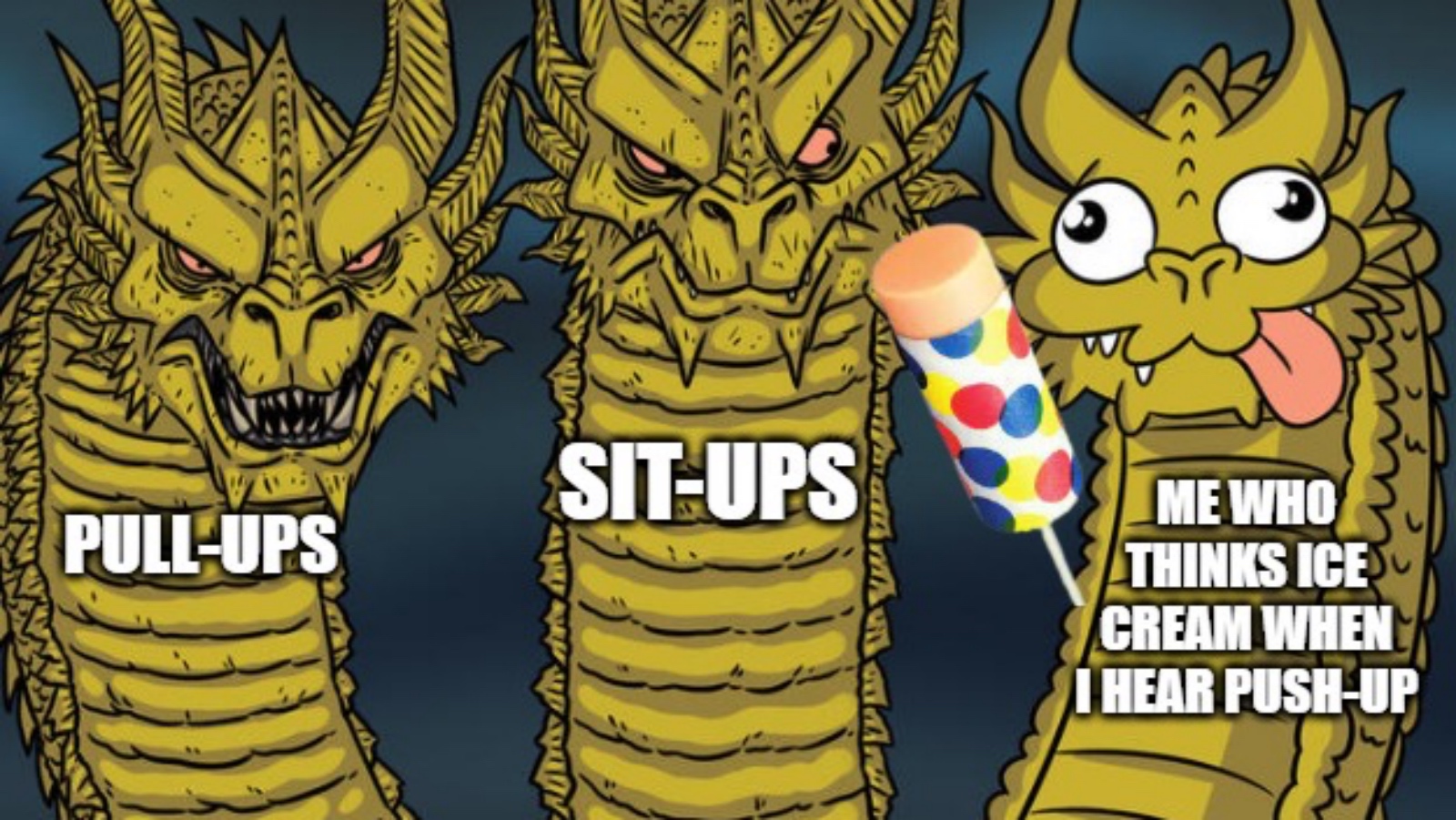 best of the three headed dragon meme