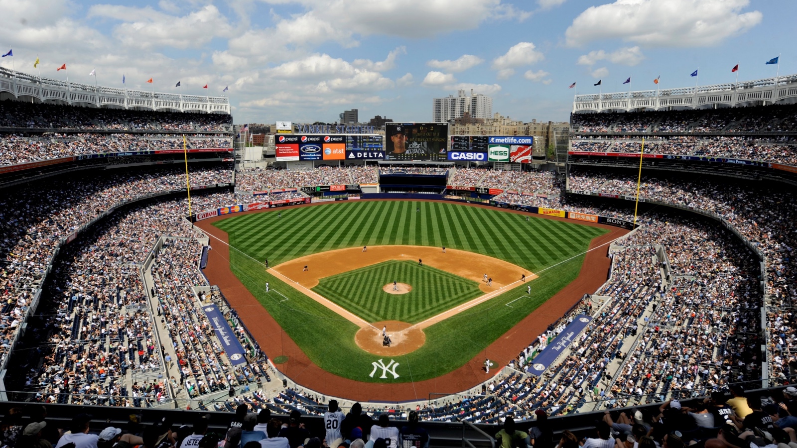 view of Yankee Stadium in The Bronx