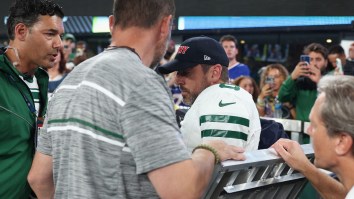 Aaron Rodgers Leaves Bills Game On Cart; Ruled Out With Injury