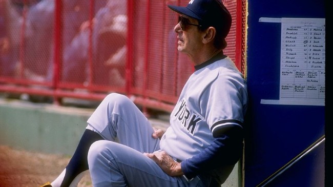 Billy Martin in the dugout