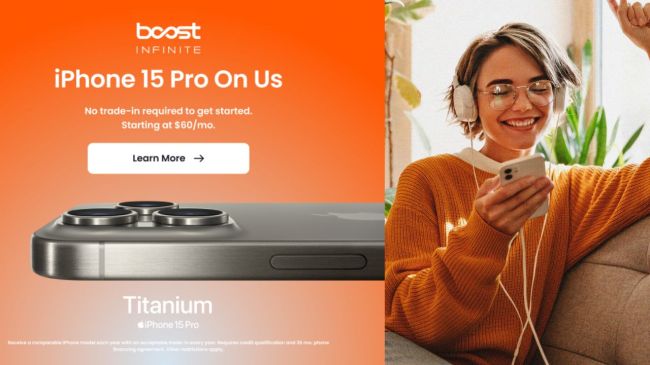 Sign up for Boost Infinite and pre-order the new iPhone 15