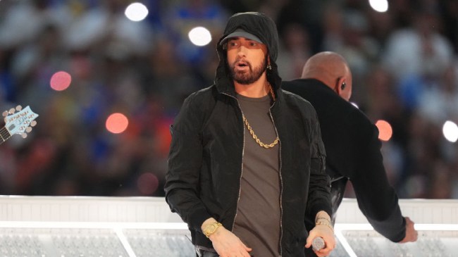 Eminem at the Super Bowl Halftime show