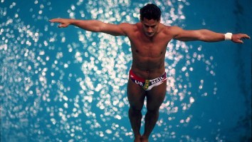 American Olympian Greg Louganis Won Two Gold Medals Despite Cracking His Head Open On A Diving Board