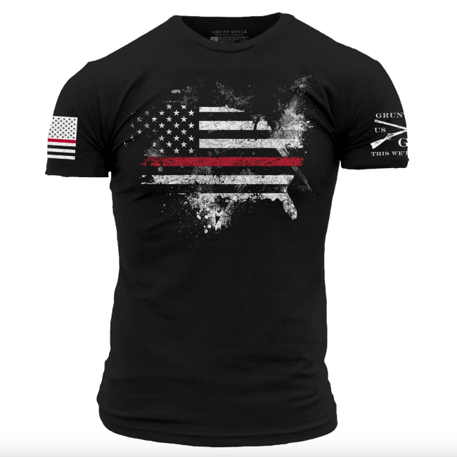 Grunt Style Red Line American Acid T-Shirt