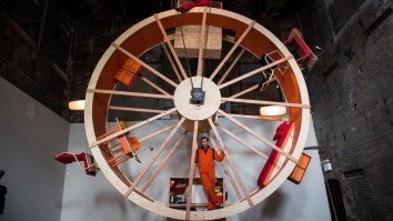 Florida Man Arrested For Trying To Cross Atlantic In Giant Hamster Wheel
