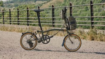 Pedal Faster: This Brompton X Bear Grylls Collab Folding Bike Is Selling Out At Huckberry Soon