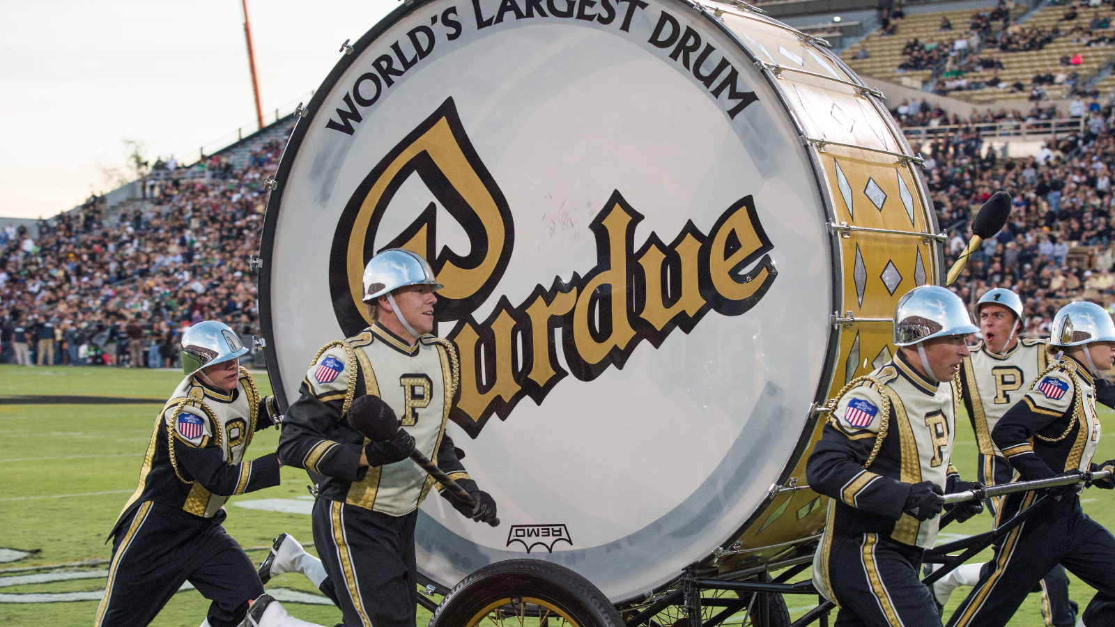 Purdue Brutally Trolls Notre Dame With World's Smallest Drum