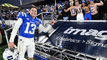 Twitter Goes Nuts After Incredible Touchdown Run By Duke’s Riley Leonard