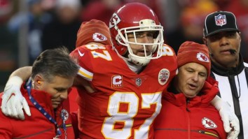 Chiefs TE Travis Kelce Suffers Knee Injury; Could Miss Lions Game