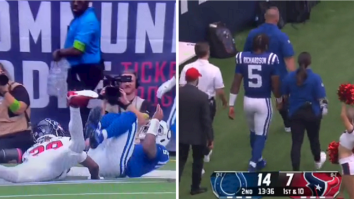 Colts’ Anthony Richardson Suffers Worrying Head Injury After Second TD Run In First Half