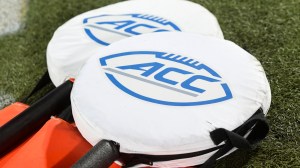 ACC logos on a set of first down markers.