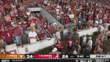 Alabama Fans Seen Leaving Game Early In 4th Quarter During Loss To Texas