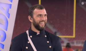 andrew luck dressed as capt andrew luck