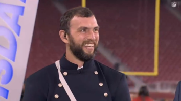 Andrew Luck Showed Up To Thursday Night Football Dressed As ‘Capt. Andrew Luck’