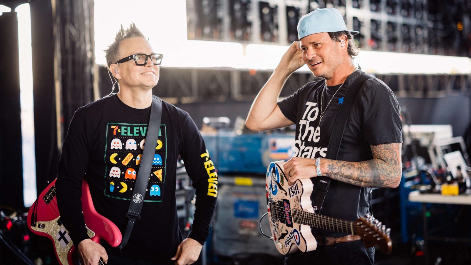 Blink-182's Mark Hoppus and Tom DeLonge