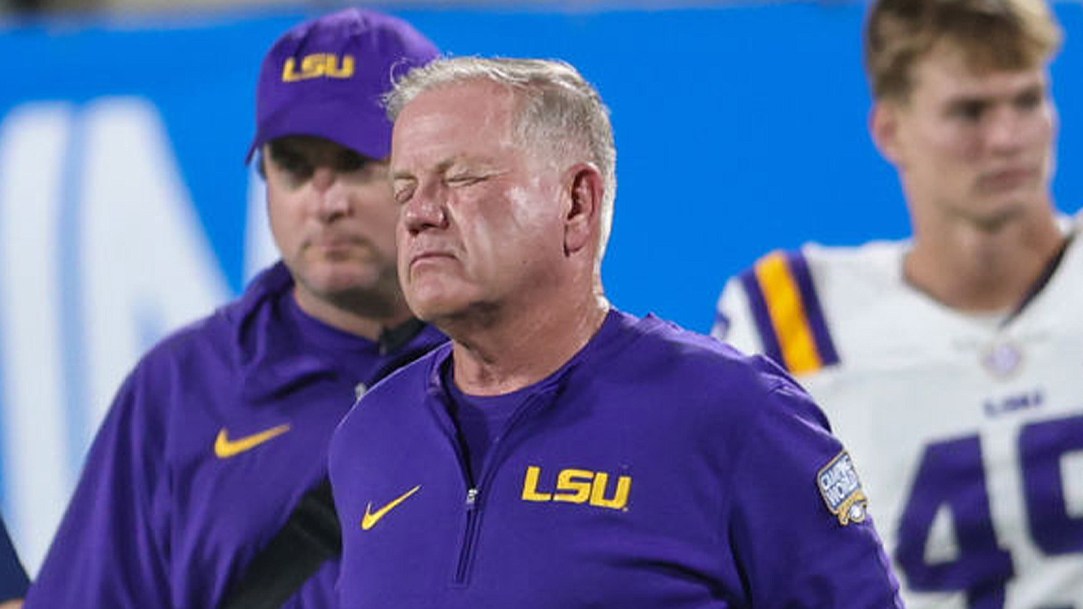LSU head coach Brian Kelly beat the heck out of Florida State