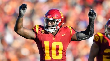 College Football Player Wearing Two Different Jerseys At Same Time Causes Widespread Confusion