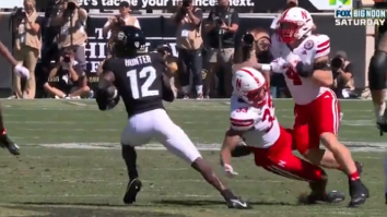 Travis Hunter Embarrasses Two Nebraska Defenders & Makes Them Run Into Each Other With Nasty Juke