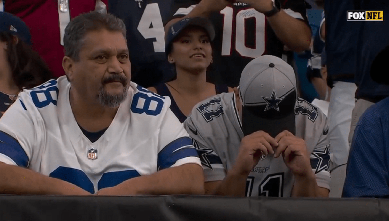 Sad Cowboys Fans Go Viral During Cowboys' Shocking Upset Loss To The